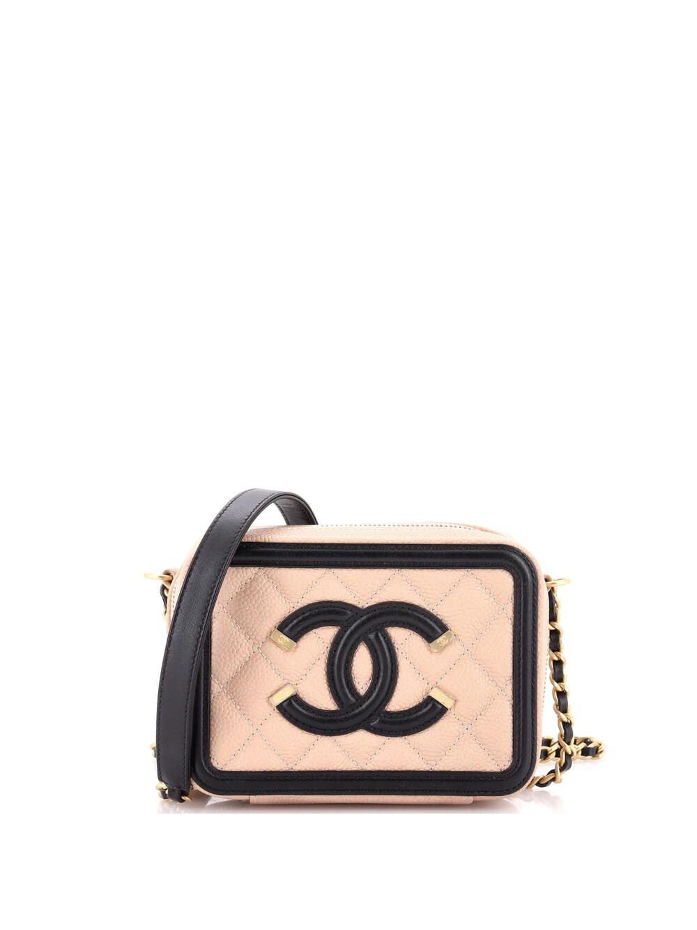 Chanel Filigree Vanity Clutch With #370896C25B